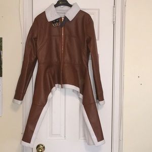 Faux leather jacket Size XL